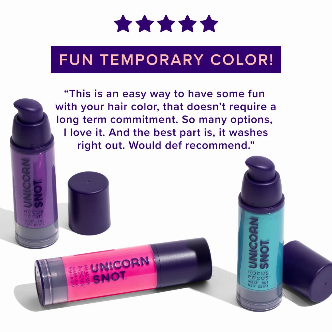 Hocus Pocus Hair Paint | Pink-Tap Tap | Wash Out Hair Paint
