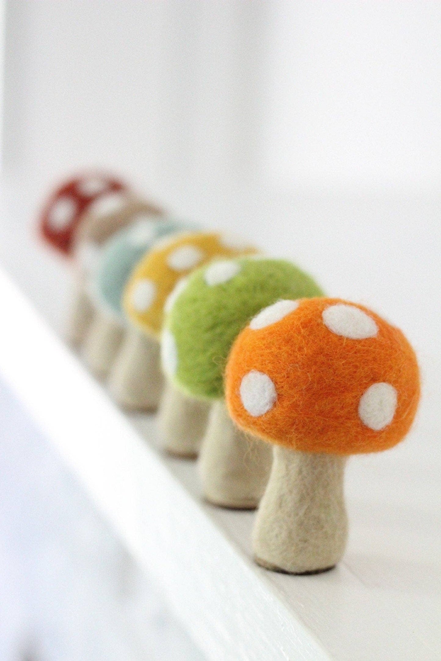 Woodland Mushrooms 100% Wool