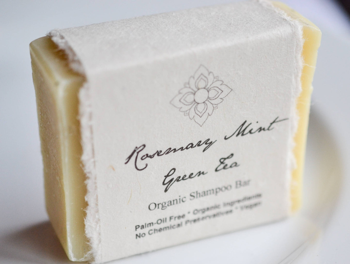 Rosemary Mint Green Tea Organic Shampoo Bar