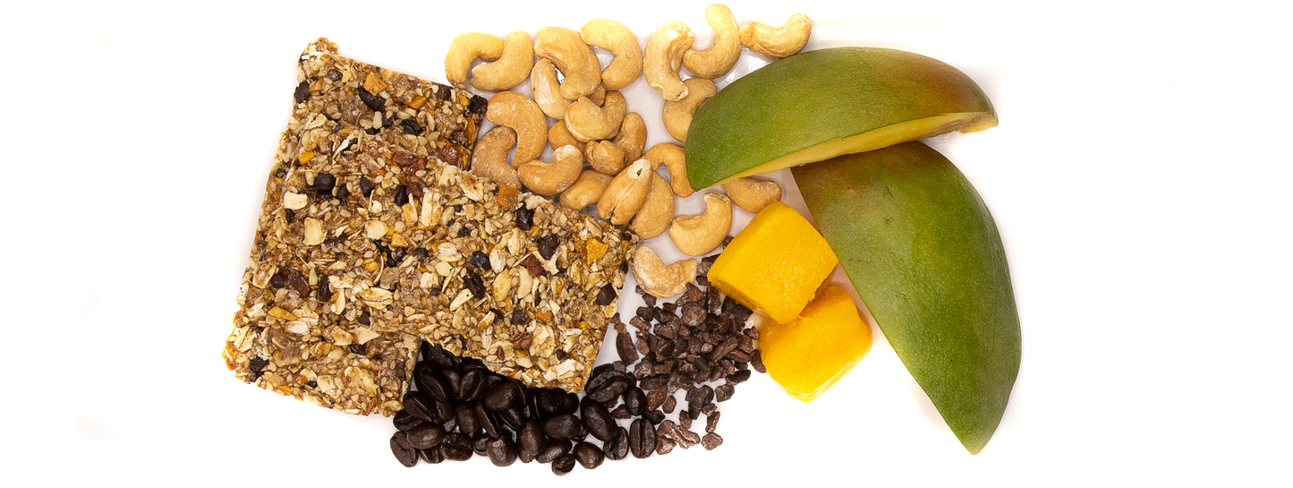 Raccoon Bar - Cashew, Mango, Cacao, & Coffee Bean Snack Bar