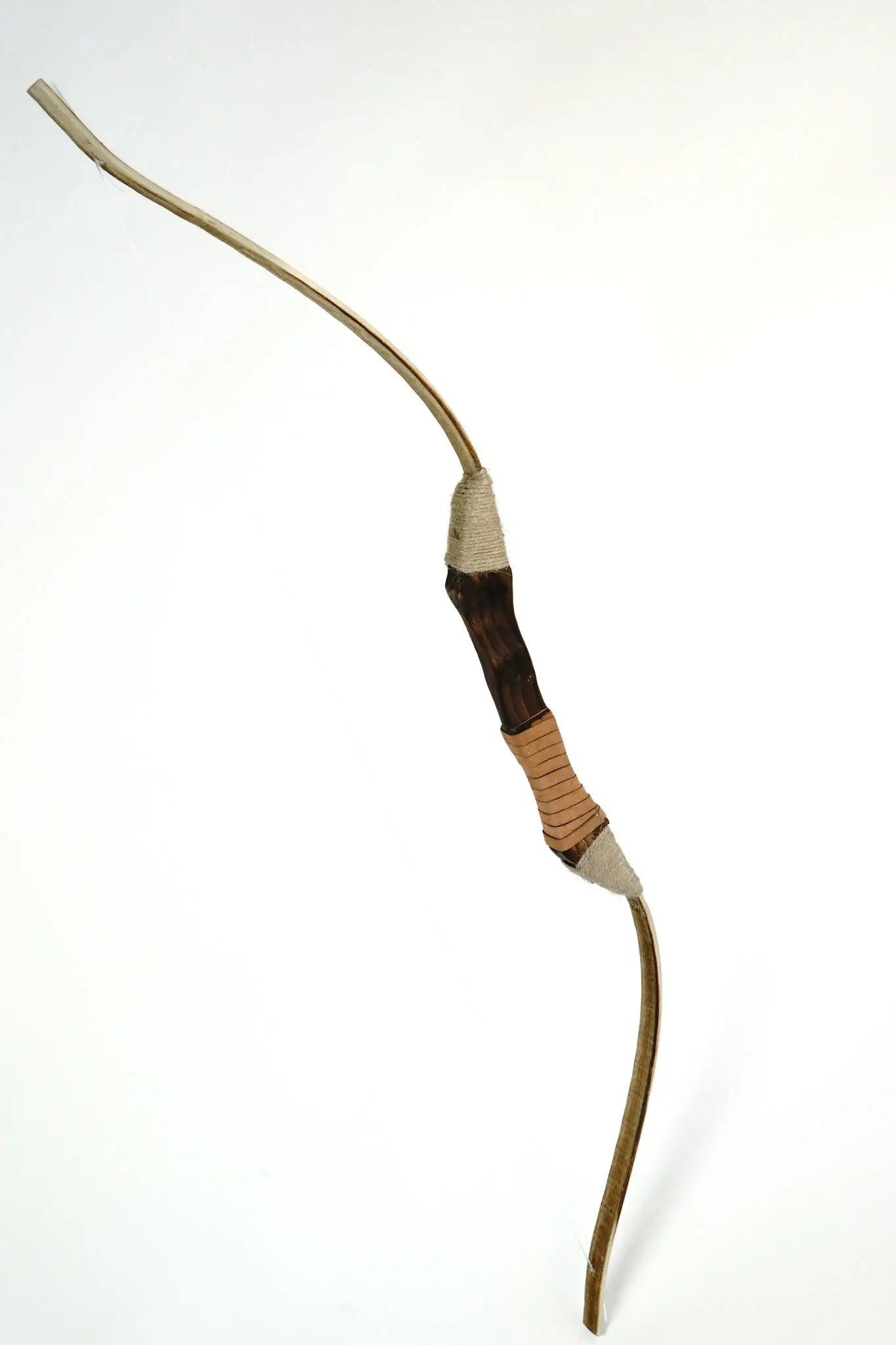 Wooden Toy Bow and Arrow Set With Leather or Felt Quiver