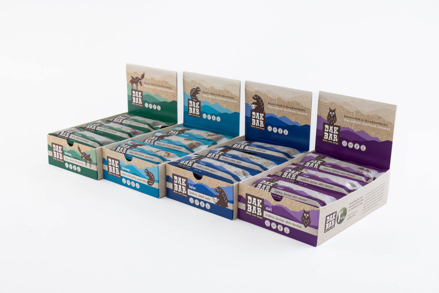 Moose Bar - Dark Chocolate, Almonds & Cherries Snack Bar