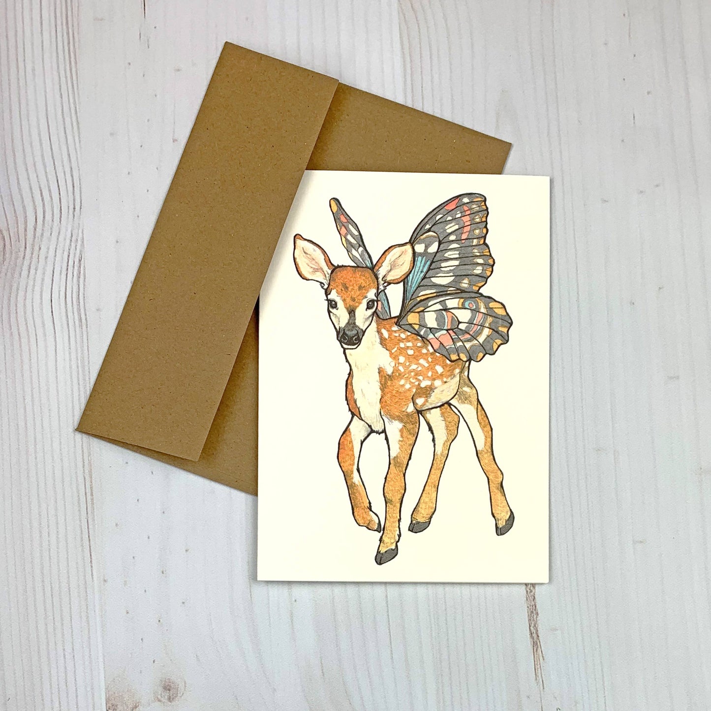 Fairy Fawn Notecard 5x7" Notecard