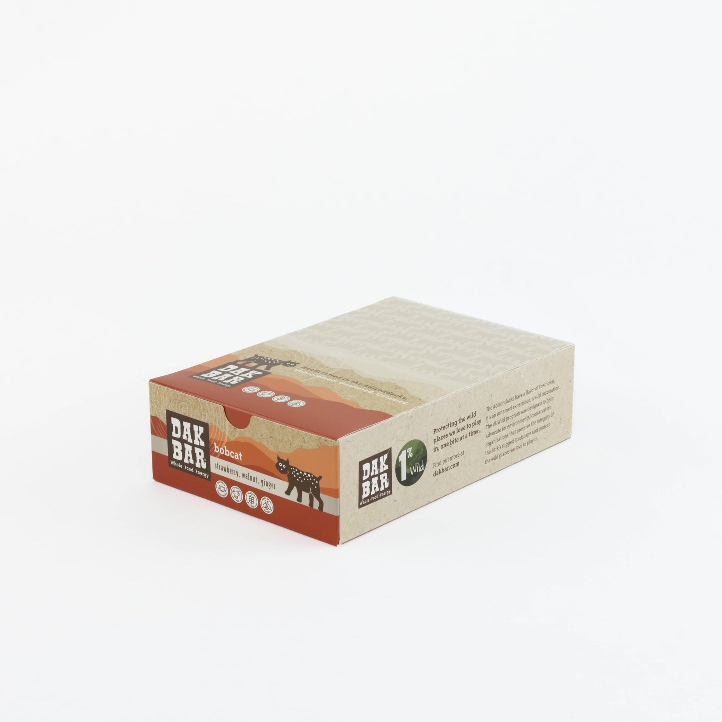 Bobcat Bar - Walnuts, Strawberries & Ginger Snack Bar