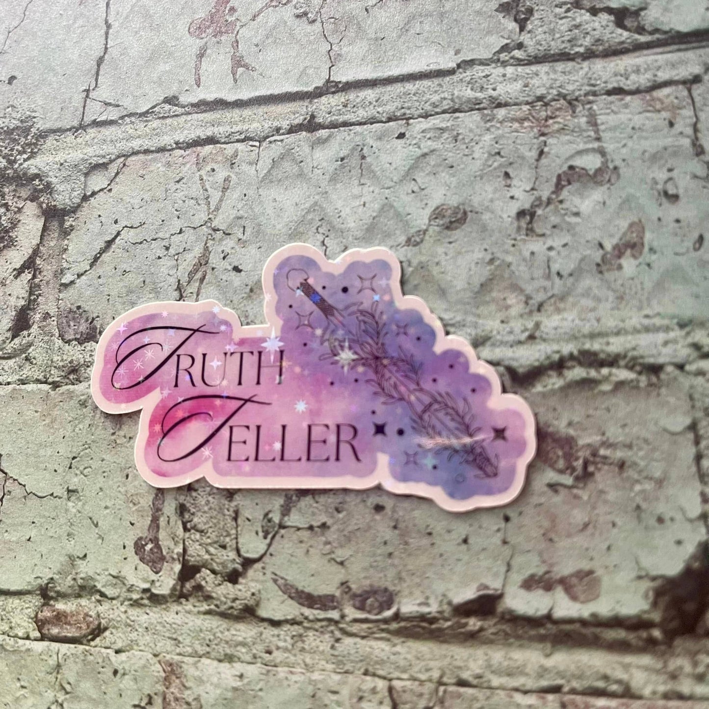 Court Of Thorns & Roses Holographic Die Cut Vinyl Sticker