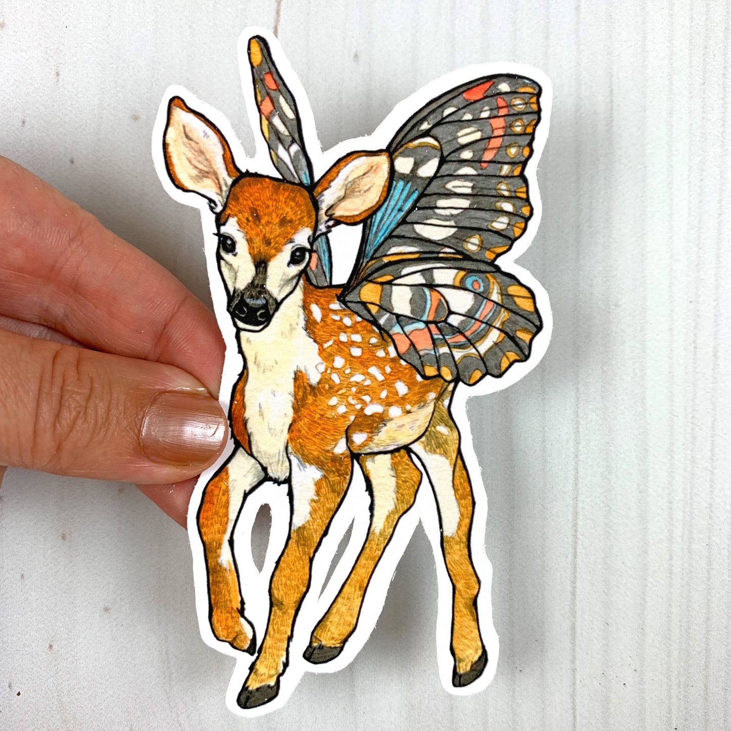 Fairy Fawn Vinyl Sticker