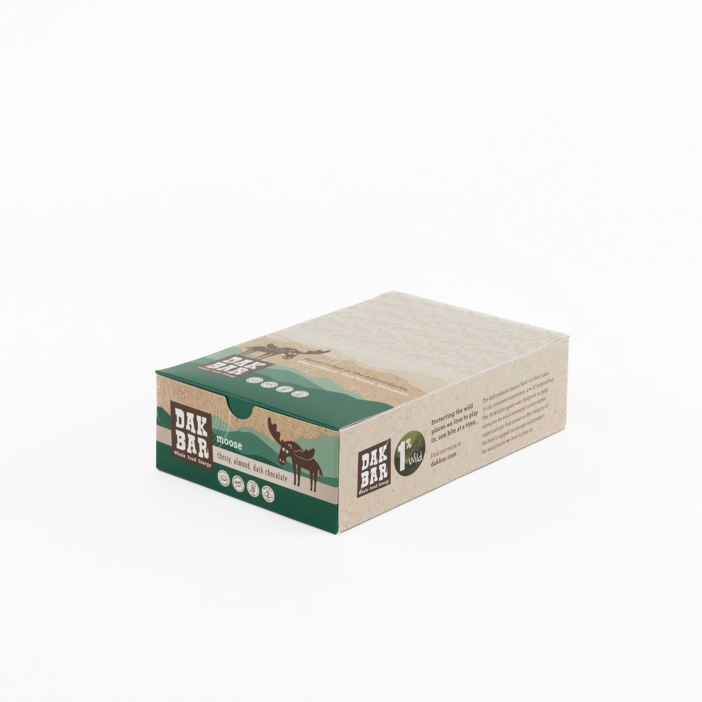 Moose Bar - Dark Chocolate, Almonds & Cherries Snack Bar