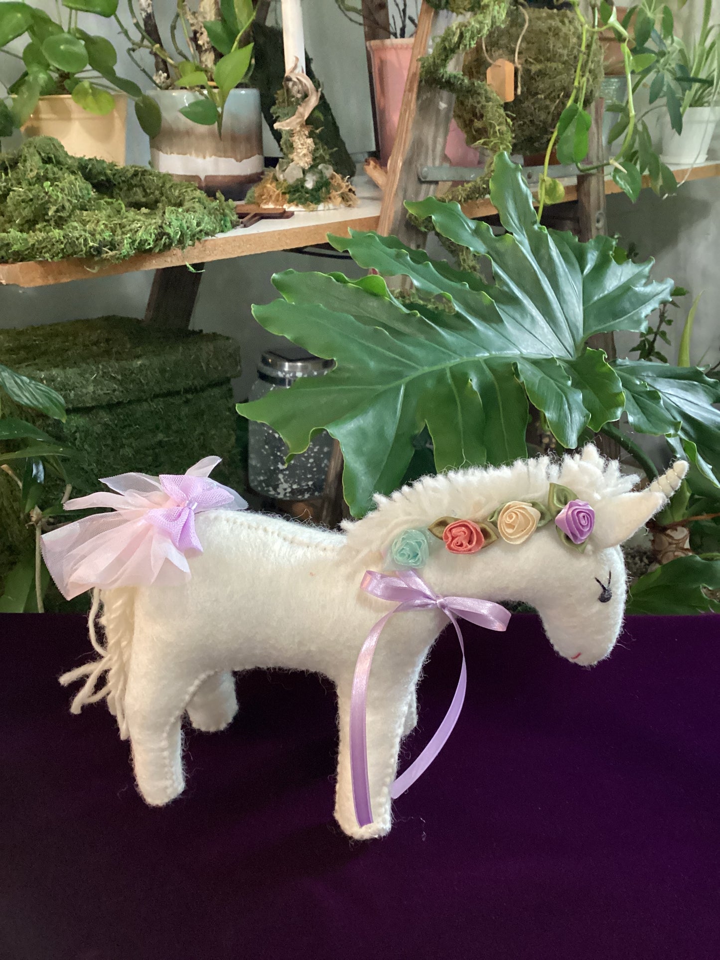 Wool Unicorn- 100% Organic Wool - Large