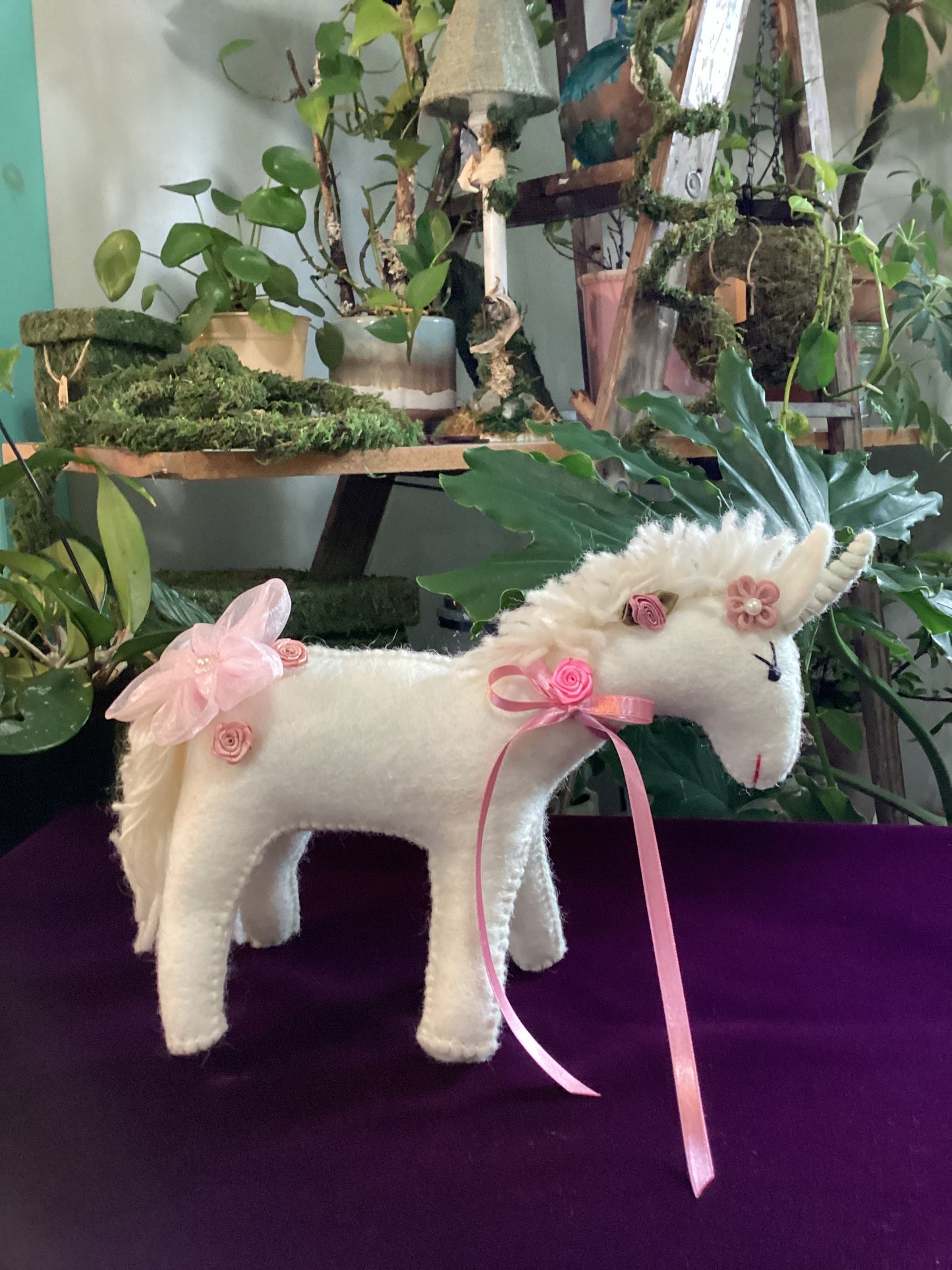 Wool Unicorn- 100% Organic Wool - Large