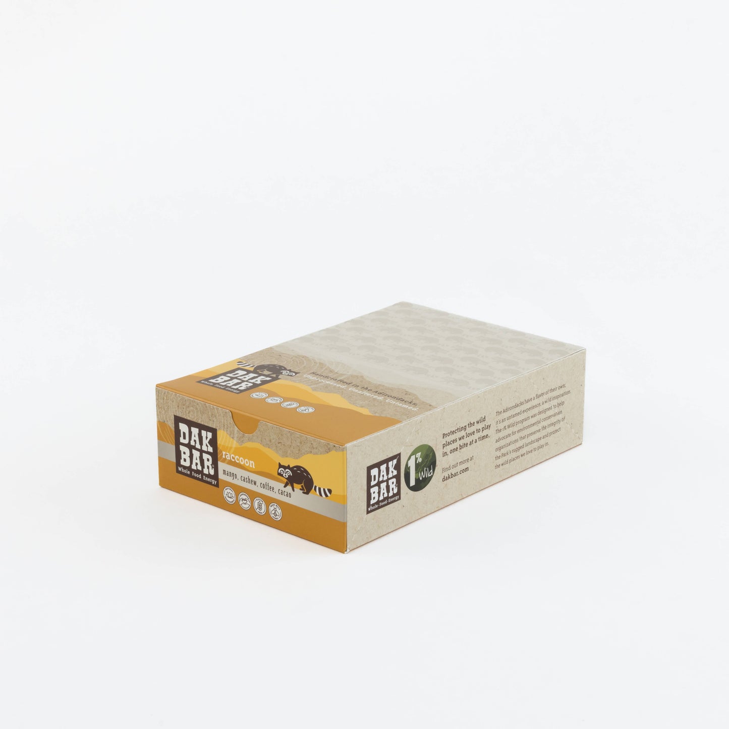 Raccoon Bar - Cashew, Mango, Cacao, & Coffee Bean Snack Bar