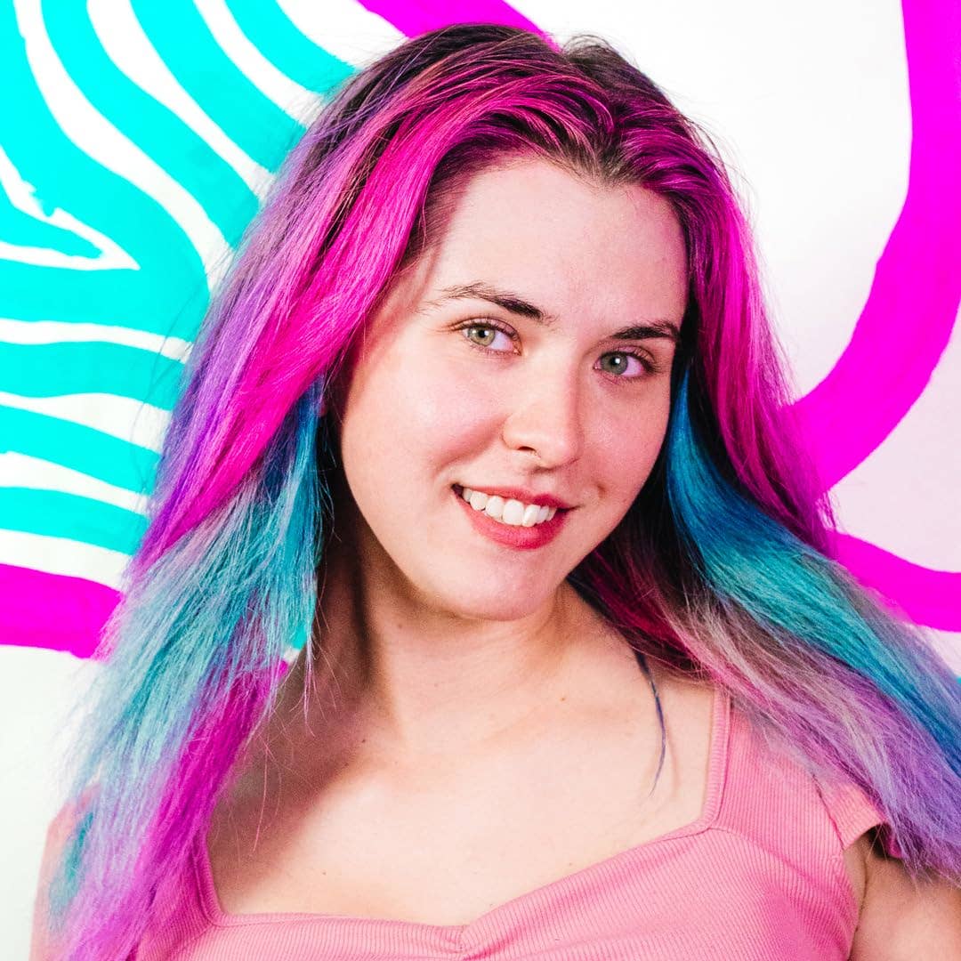 Hocus Pocus Hair Paint | Pink-Tap Tap | Wash Out Hair Paint