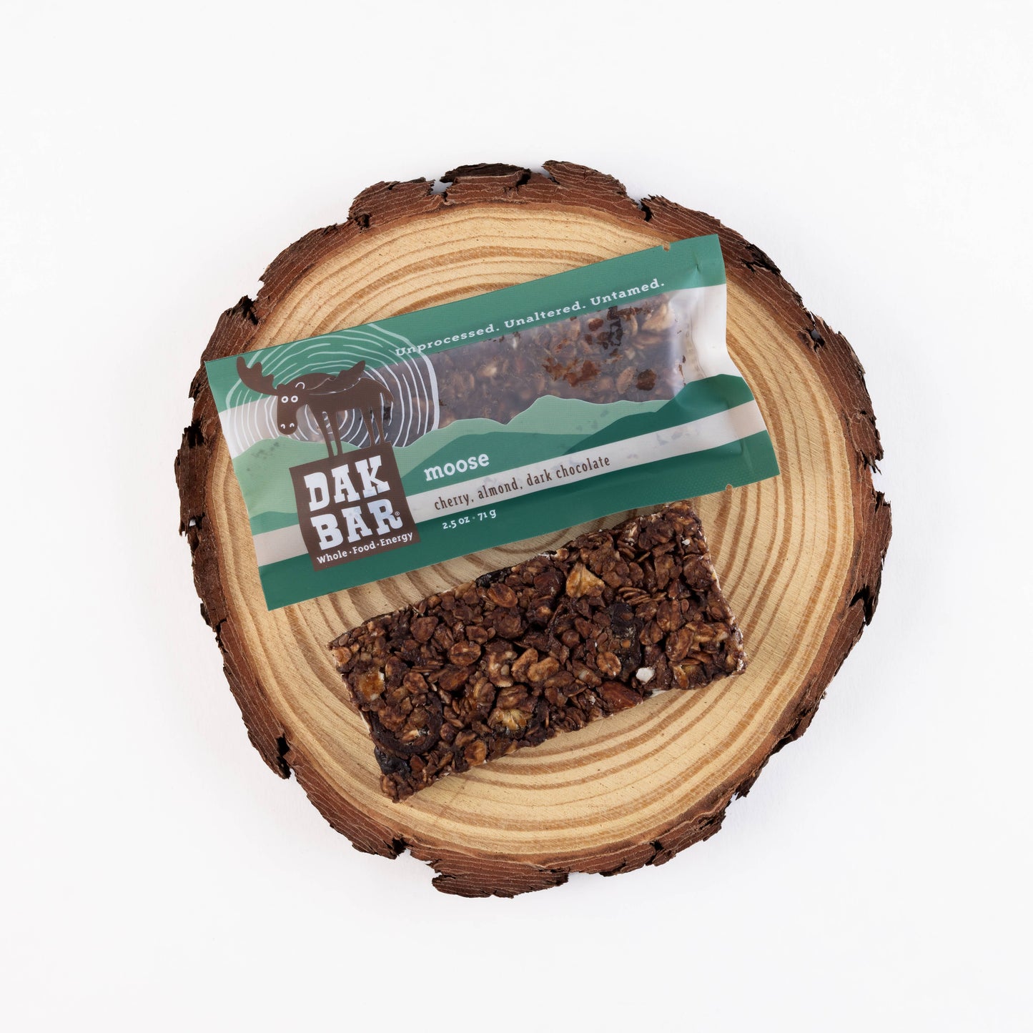 Moose Bar - Dark Chocolate, Almonds & Cherries Snack Bar
