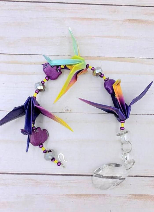 Origami Crane Sun Catcher