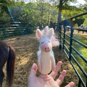 Unicorn Finger Puppet