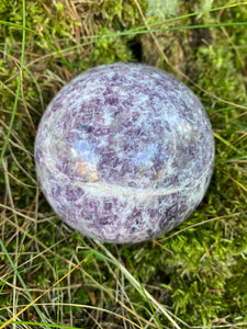 Lepidolite Sphere