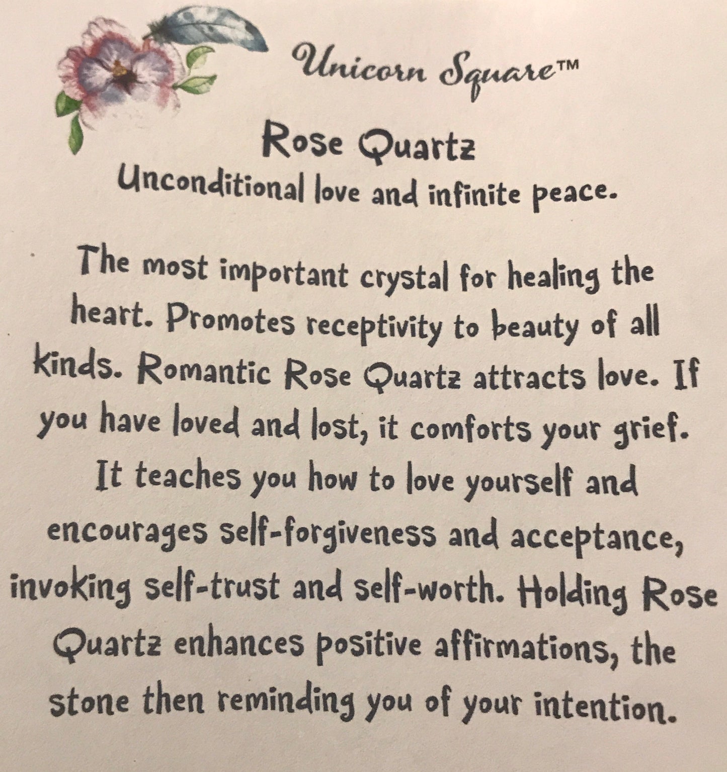 Good Night's Sleep Crystal Sachet - Unicorn Square